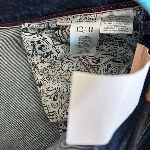 Scotch & Soda The Charm Highest Rise Flare Jeans, size 2/31, NWT - Picture 8 of 11